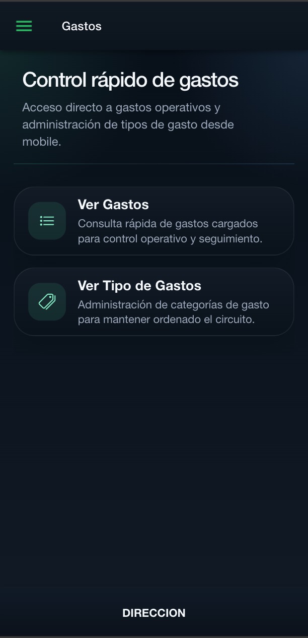Módulo Gastos de GC Mobile para el control rápido de gastos operativos