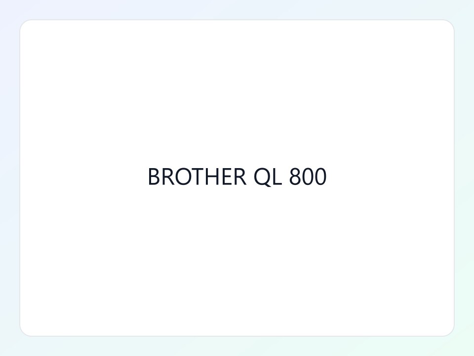Brother QL-800